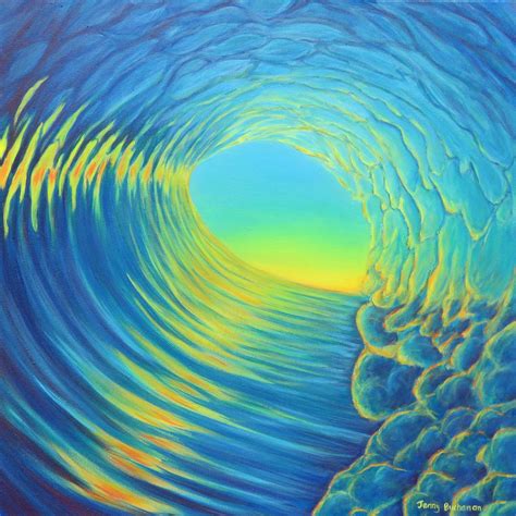 Surf Art Ocean Painting Acrylic Painting Abstract Canvas Wall Art