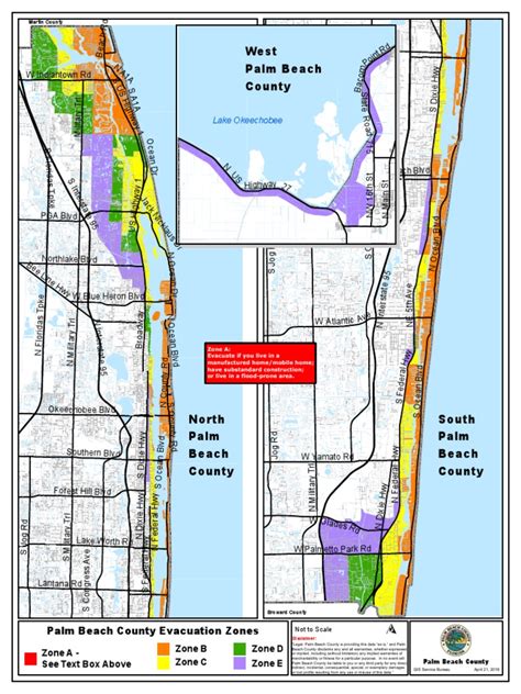 Evacuation Zones For Palm Beach County