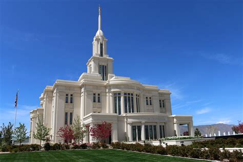 Click to enlarge this image of the Payson Utah Mormon Temple | Utah temples, Payson utah, Utah 