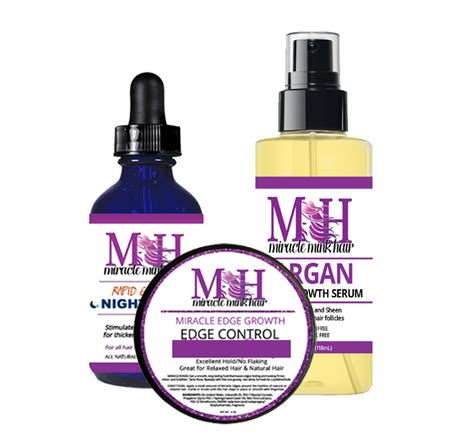 Hair Growth Serum And Edge Control Essentials Kit Mink Hair Wholesale