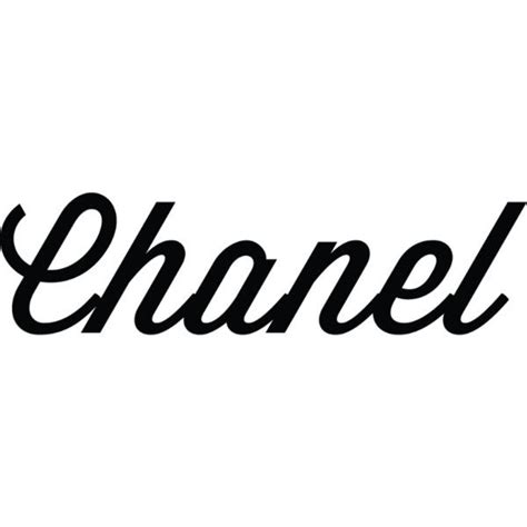 Chanel Text Liked On Polyvore Featuring Text Chanel Words Logo