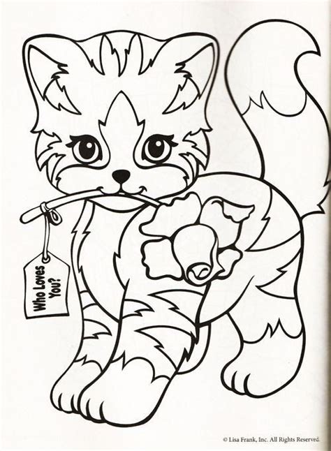 Cat Valentine Coloring Pages Valentine Kitten Coloring Pages