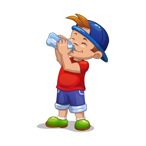 Thirsty Boy Clipart Images