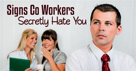 24 Signs Jealous Co Workers Secretly Hate You Wisestep