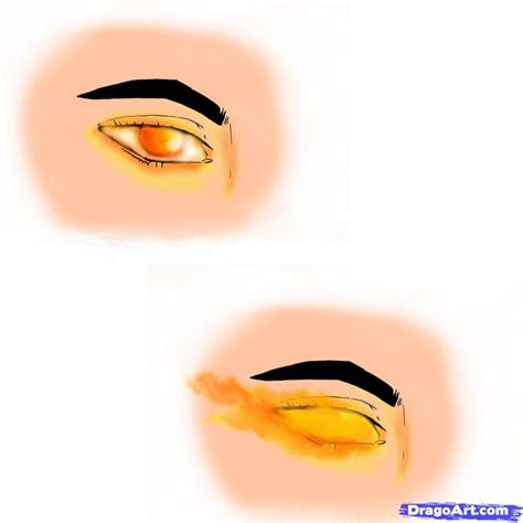 How To Draw Glowing Eyes Eye Drawing Tutorial Eye Drawing Tutorials