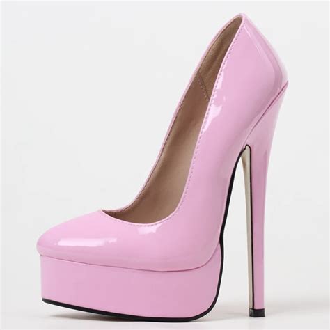 jialuowei fetish high heels 18cm pointed toe pumps party shoes plus size 36 46 women s pumps