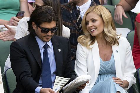 Katherine Jenkins And Husband Andrew Levitas Visit Wimbledon Hello