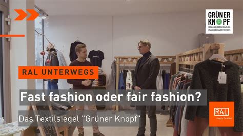 Fast Fashion Oder Fair Fashion Das Textilsiegel Grüner Knopf Ral Unterwegs In Bonn Youtube