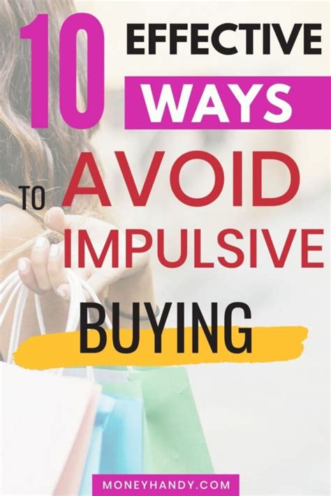 10 Effective Ways To Avoid Impulsive Buying In 2020 Impulsive How To Plan Impulsive Buy