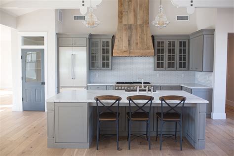 14 Farmhouse Grey Kitchen Cabinets Design Dhomish