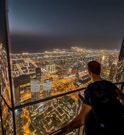 Burj Khalifa Observation Deck At Night