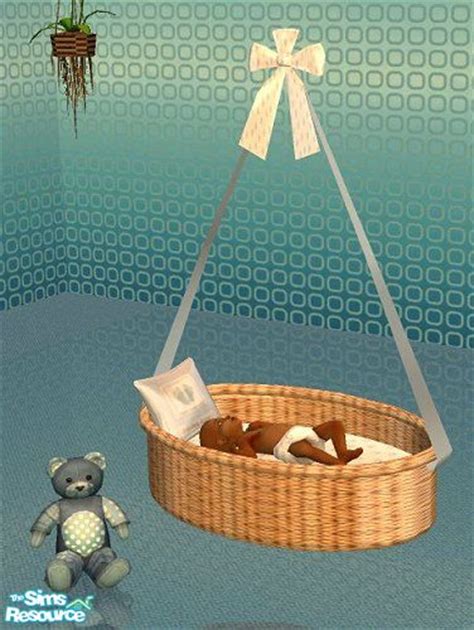 The Sims Resource Set Baby Boy Crib