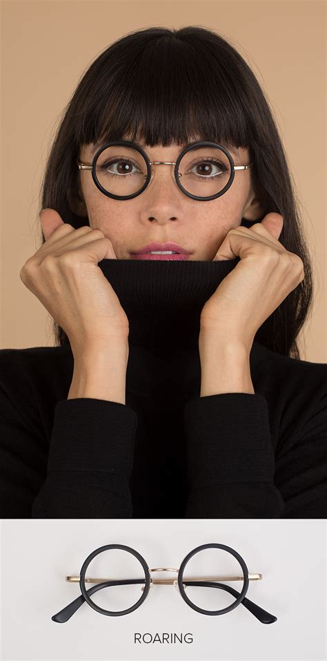 Cozy Up To Cooler Weather With A Face Framing Turtleneck And Glasses With A Bold Vintage Shape