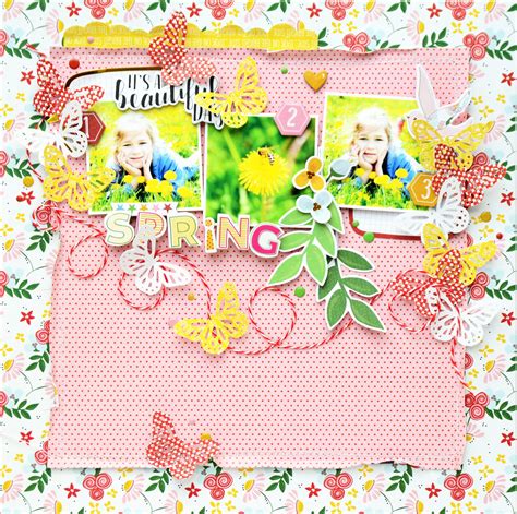 Spring Nature Scrapbook Scrapbook Inspiration Love