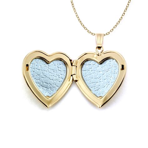 Heart Shaped Locket Diamond Accent 14 Karat Yellow Gold Fortunoff