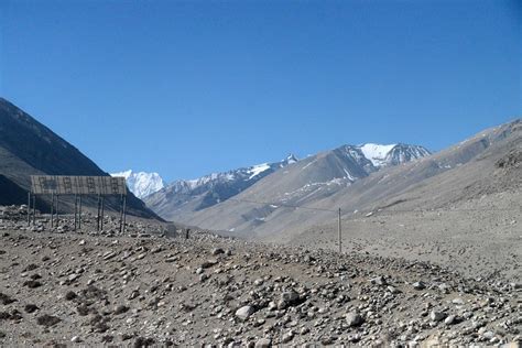 14 Nuptse From The Road To Rongbuk And Mount Everest North Face Base