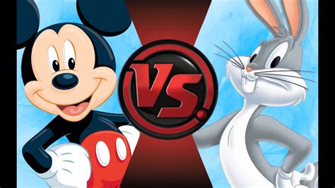 Mickey Mouse Vs Bugs Bunny Cartoon Fight Club Episode 87 Youtube