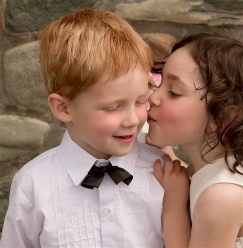 Kissing Cute Little Girl And Boy Kiss Wallpapers Of Kids And Babies