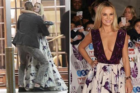 Amanda Holden Hugs Male Pal Goodbye After Emotional Night At The Pride