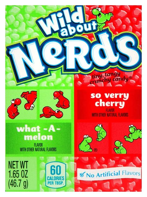 Nerds Watermelon And Wild Cherry Candy 165 Ounce Pack Of 36