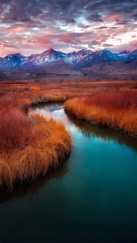 Nature Snow Mountains River Iphone Wallpaper Iphone Wallpapers
