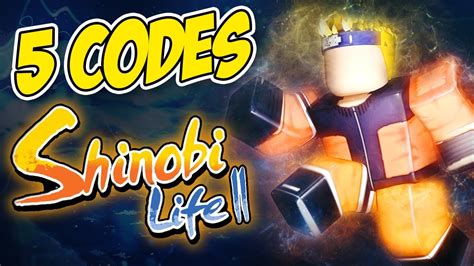 All 5 New Codes In Shinobi Life 2 Roblox Youtube