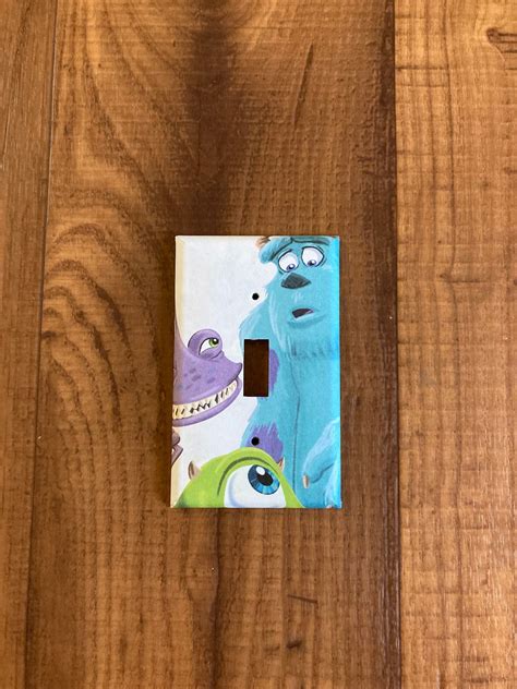Monsters Inc Light Switch Cover Monsters Inc Sulley Boo Mon10 Etsy