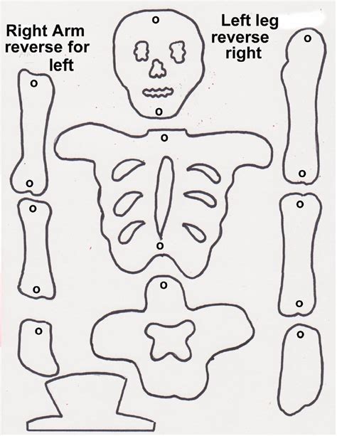 7 Best Images Of Printable Skeleton Pattern Printable Skeleton Bones