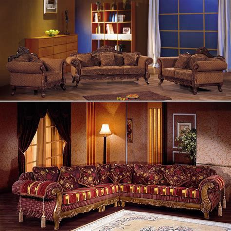 Fabric sofas, two couches in the same style, made with the same quality frame, will always cost more in leather but is likely to last longer. China Sofa/Wooden Antique Sofa Sets (X3034AY) - China Sofa ...