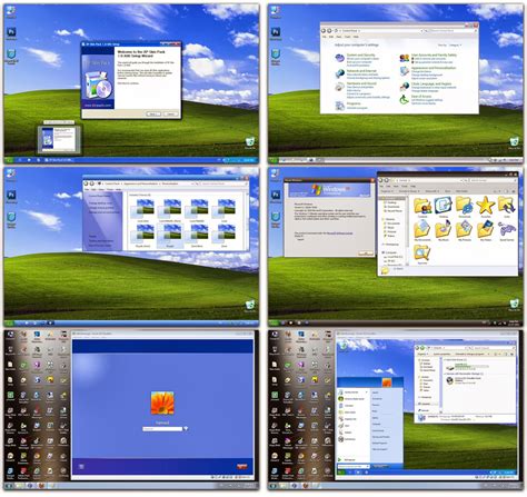 Transform Windows 7 Into Windows Xp Skin Pack Flaming Themes Best