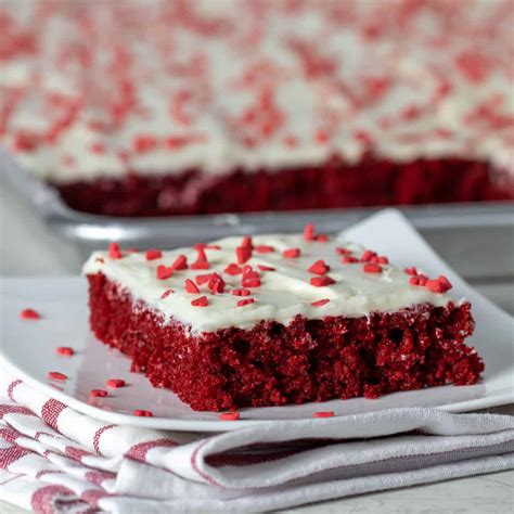 Red Velvet Sheet Cake The Black Peppercorn