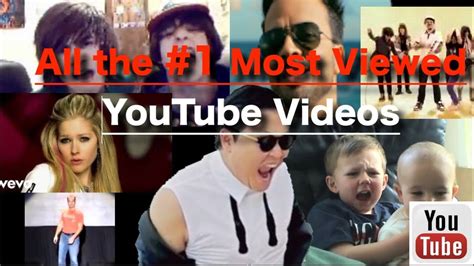 All The 1 Most Viewed Youtube Videos Intro Youtube