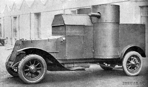 Austin Armoured Car British Built For The Russian Army Of 1 Series