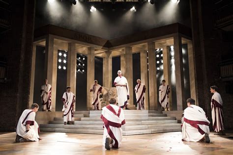 Julius Caesar Rsc Barbican Review Roman Bromance Plays Straight