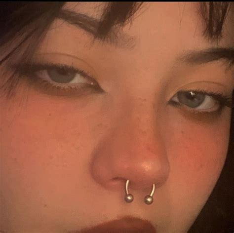 Eyes Septum Piercing Make Up Egirl Grunge In 2021