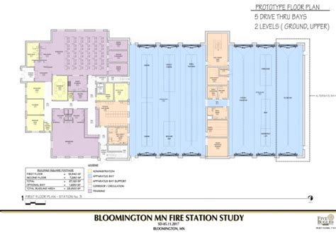 Fire Station Floor Plans Design