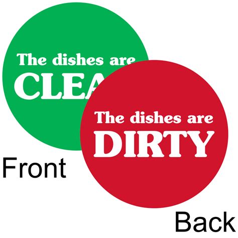 Spring cleaning checklist deep cleaning tips house cleaning tips diy cleaning products cleaning hacks spice labels clean dishwasher clean freak homemaking. Dishes Dirty / Dishes Clean 2-Sided Magnetic Status Labels, SKU: LB-2733