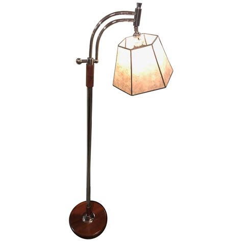 Exceptional Rembrandt 3 Light Floor Lamp With Mica Shade At 1stdibs