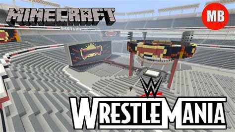 Wwe Minecraft Wrestlemania Arena Youtube