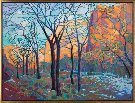 January Zion Erin Hanson Contemporary Impressionism Art Gallery In