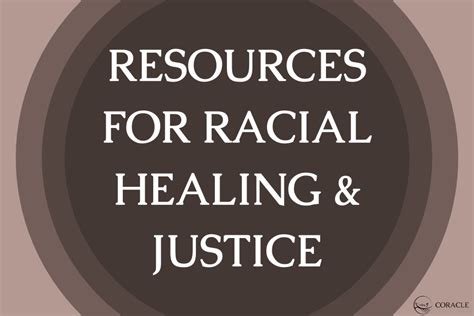 Resources For Racial Healing Justice Coracle