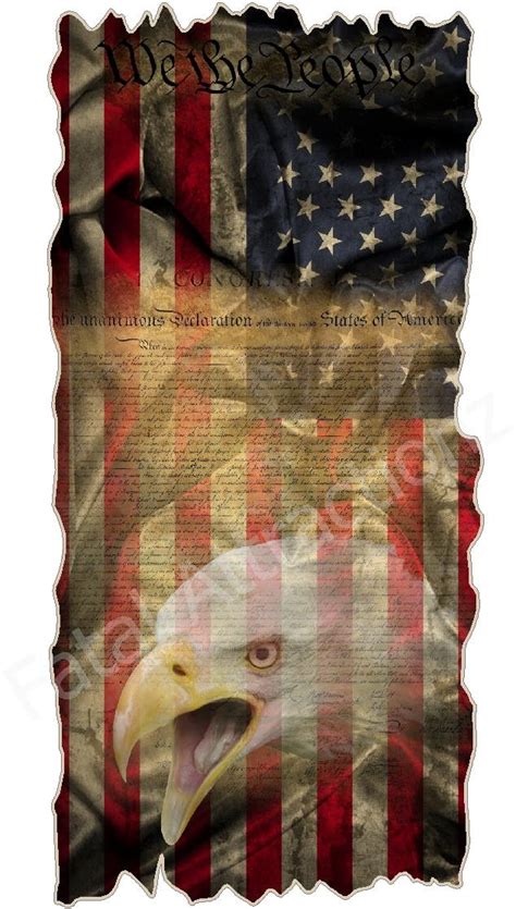 Distressed We The People American Flag
