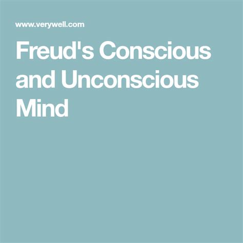 The Structure And Levels Of The Mind According To Freud Mindfulness