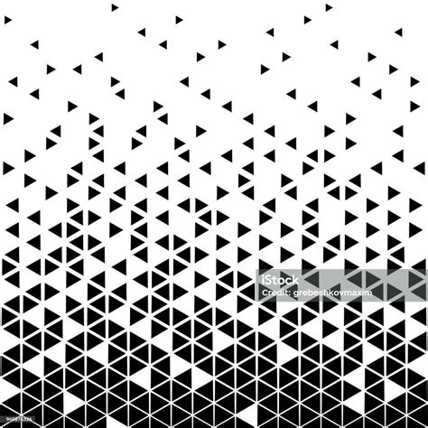 Halftone Triangle Pattern Stock Illustration Download Image Now