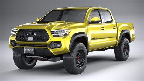 Toyota Tacoma Trd Pro 2022 Modelo 3d 129 3ds Fbx C4d Lwo Ma