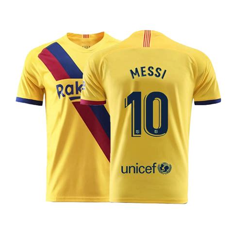 Mens Messi Jersey 2019 2020 Away Adult Soccer 10 Barcelona Lionel Sizes