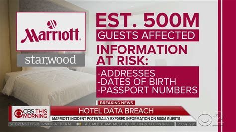 Marriott Data Breach May Expose Million Guests Youtube