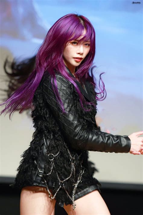 Female Idols Who Look Splendid In Purple Hair Allkpop
