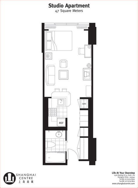 Rectangular Studio Apartment Floor Plans Floorplans Click