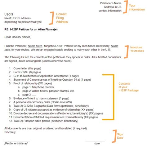 Other visa types that are not considered immigrant visas but still do need police clearance certificates are the k1 fiance visa and v visas. I-129F Cover Letter sample « Visa Tutor